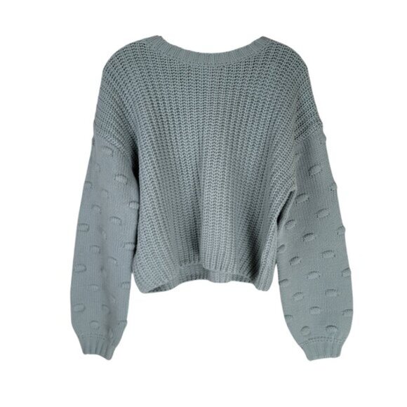 Jessica Simpson Dusty Blue Knitted Sweater - Picture 2 of 12